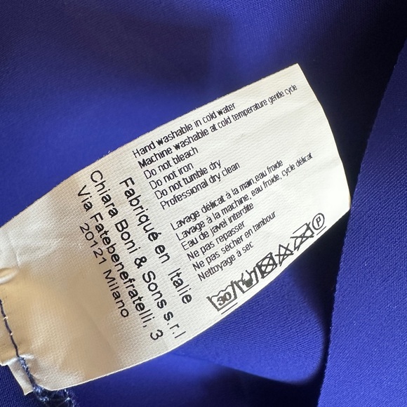 Chairs Boni La Petite Robe Gekko Bandage Midi Dress,Blue-violet,It42=US6/S, New - Picture 10 of 10